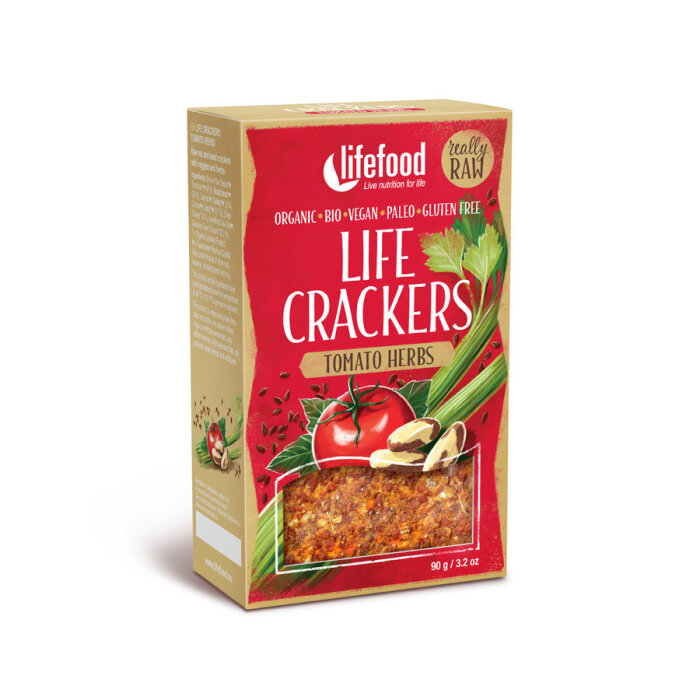 Lifefood Life Cracker Tomate Kräuter 90g Bio
