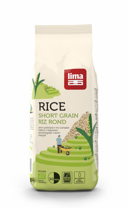 Lima Rundkorn-Reis geschält 1kg Bio