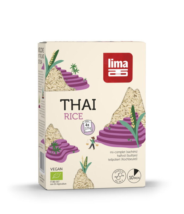 Lima Thai-Reis im Kochbeutel 500g Bio
