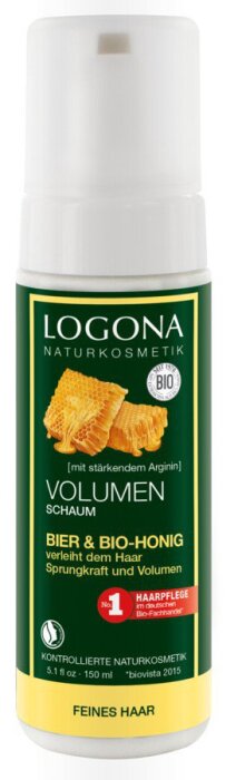 Logona Volumenschaum Bier-Honig 150 ml