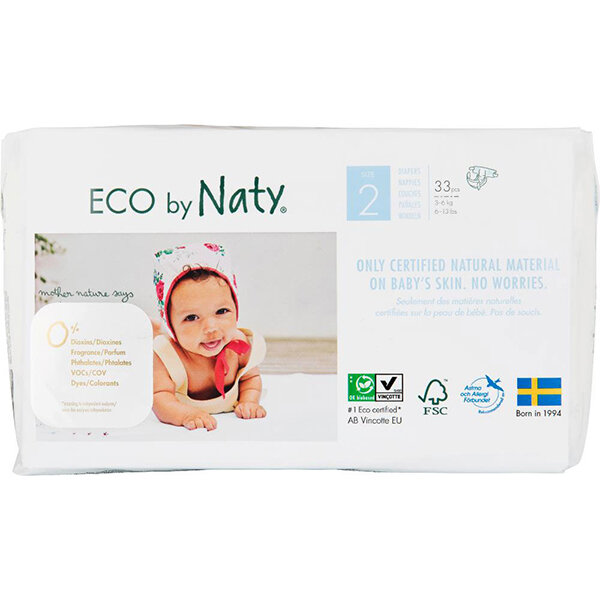 Eco by Naty Eco Windel Gr. 2 3-6kg