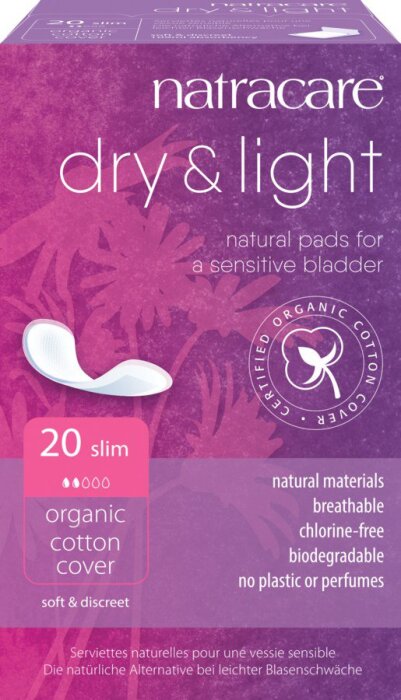 Natracare Inkontinenzbinde Dry & Light Slim 20 Stück