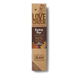 Lovechock Raw Chocolate Extra Pur 94% 40g