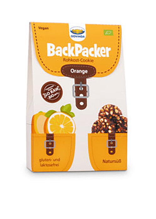 Govinda Backpacker Orange 80g Bio