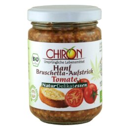 CHIRON Hanfbruschetta Aufstrich Tomate 130g Bio