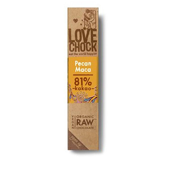 Lovechock Raw Chocolate Pecan & Maca 40g