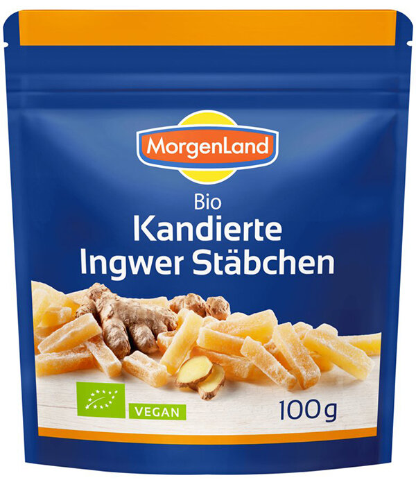 Morgenland Kandierte Ingwer Stäbchen 100g