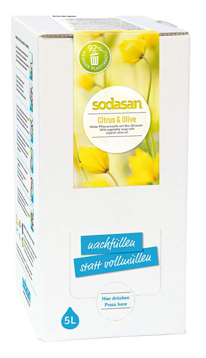 Sodasan Flüssigseife Citrus-Olive 5l