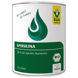 Raab Vitalfood Bio Spirulina (Mikroalgen) Pulver 150g