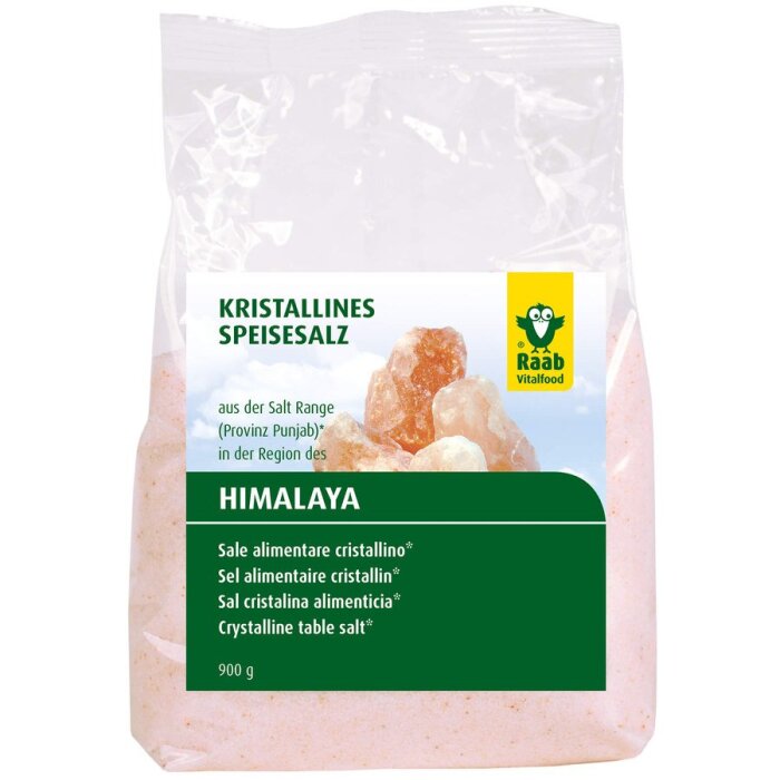 Raab Vitalfood Salz gemahlen aus der Region des Himalaya 900g