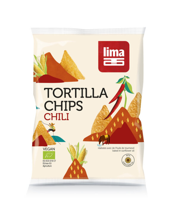 Lima Tortilla Chips Chili 90g