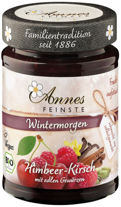 Annes Feinste Himbeer-Sauerkirsch Fruchtaufstrich 200 g