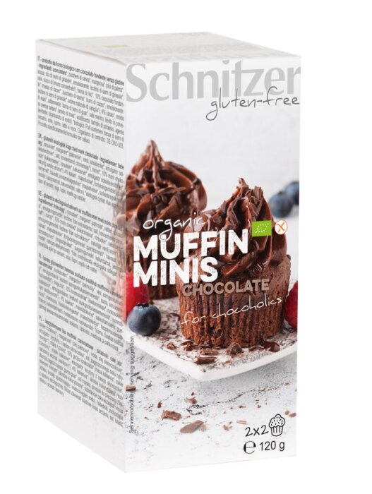 Schnitzer Muffin minis chocolate 4Stk 120 g