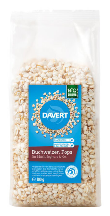 Davert Buchweizen Pops glutenfrei 100 g