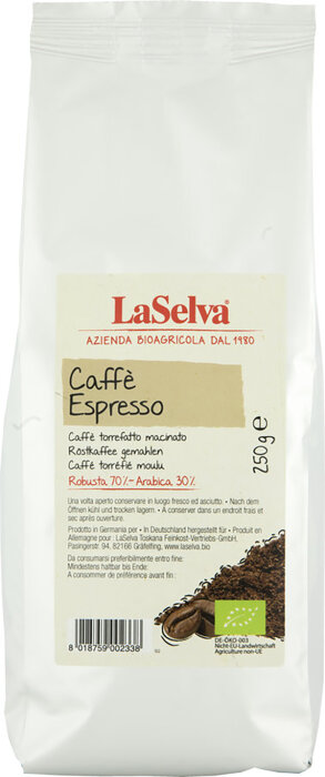 LaSelva Espresso gemahlen 250g