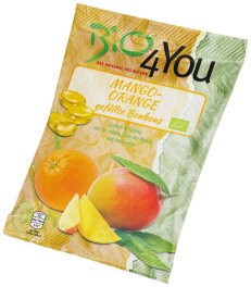 Bio 4You Mango-Orange Bonbons 75 g