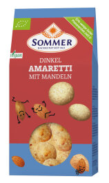 Sommer Dinkel Amaretti Mandelgeb&auml;ck 125g Bio