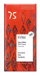Vivani Feine Bitter 75% Cacao 80g