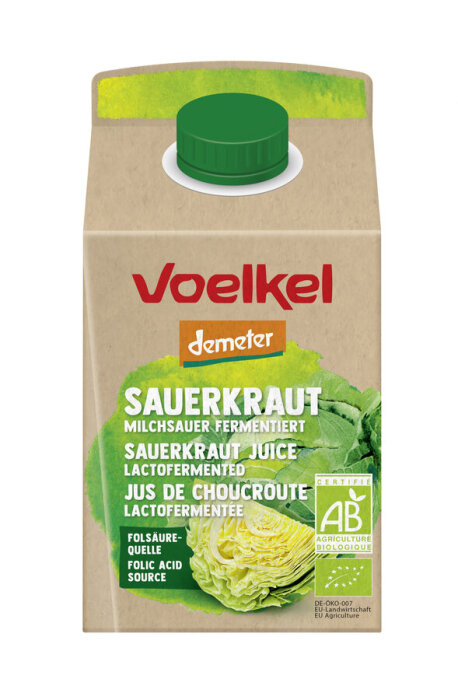 Voelkel Sauerkrautsaft Elopack demeter 500ml Bio