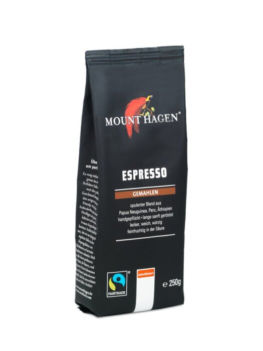 Mount Hagen Mount Hagen Espresso gemahlen entkoffeiniert 250 g