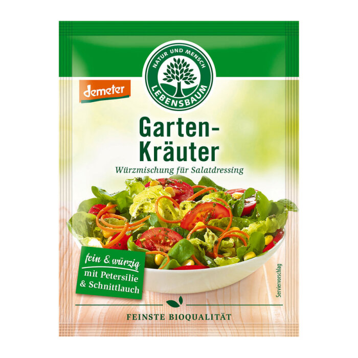 Lebensbaum Salatdressing Garten-Kräuter 3x 5g