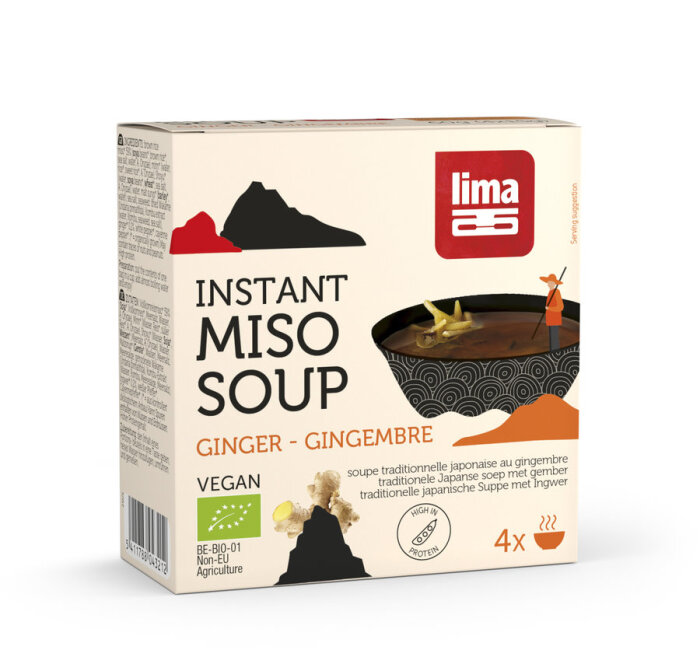 Lima Bio Instant Miso Soup Ingwer 60g