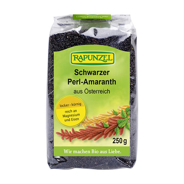 Rapunzel Amaranth schwarz, Perl Bio 250g