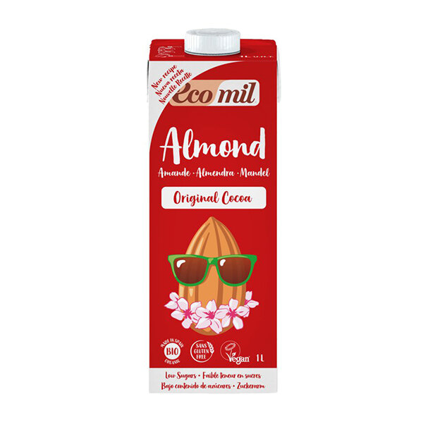 EcoMil Bio Mandeldrink Kakao 1l