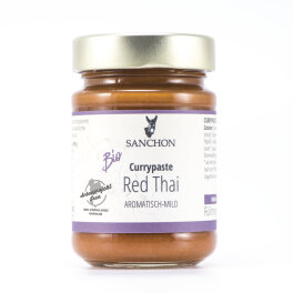Sanchon Bio Currypaste Red Thai 190g