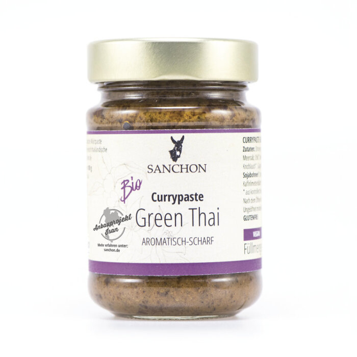 Sanchon Bio Currypaste Green Thai 190g