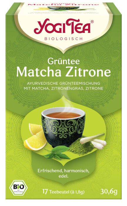 Yogi Tea Grüntee Matcha Zitrone