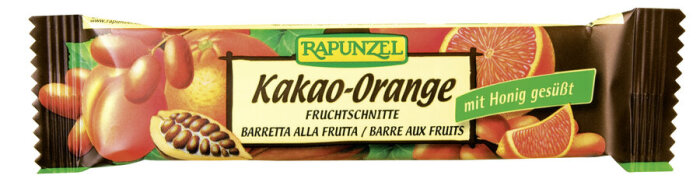Rapunzel Fruchtschnitte Kakao-Orange 0,04kg