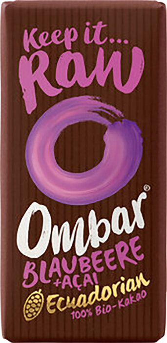 Ombar Bio Acai & Blaubeere Roh-Schokolade 35g