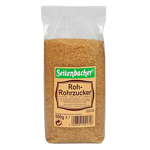 Seitenbacher brauner Rohrzucker 500g