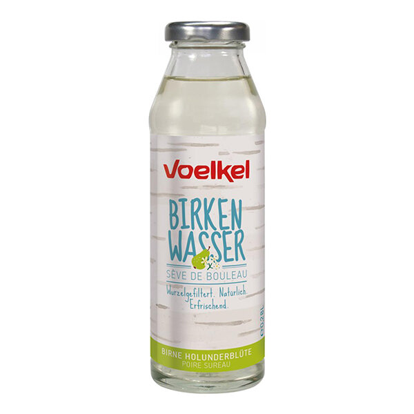Voelkel Bio Birkenwasser Birne Holunderblüte 280ml