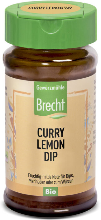 Brecht Curry Lemon Dip Glas 40g