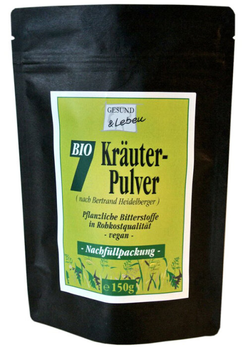 Gesund & Leben 7 Kräuter Pulver- NFP 150g