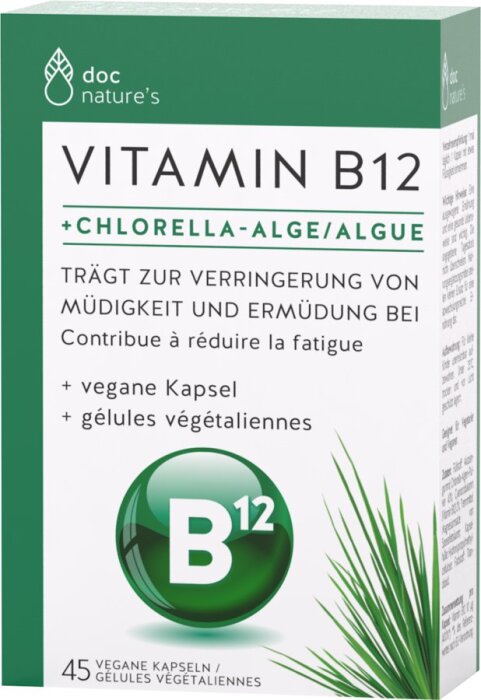 doc natures Vitamin B12 Chlorella Kapseln 45Stk