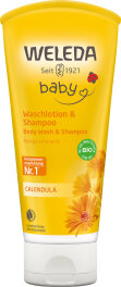 Weleda Calendula Waschlotion+Shampoo 200ml