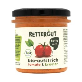 Rettergut Bio Aufstrich Tomate & Kräuter 135g