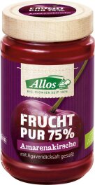 Allos Frucht Pur 75% Amarenakirsche 250g Bio