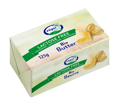 Züger Bio Butter laktosefrei 125g