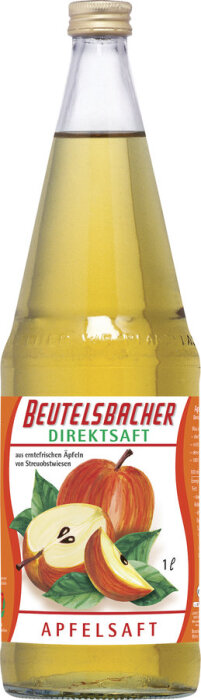 Beutelsbacher Apfelsaft klarer Direktsaft 1l