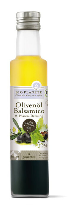 Bio Planète Olivenöl & Balsamico 2-Phasen-Dressing 250ml