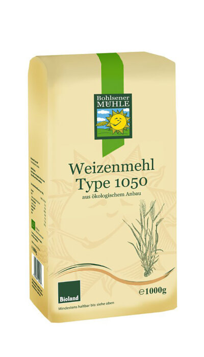 Bohlsener Mühle Weizenmehl Type 1050 1kg Bio