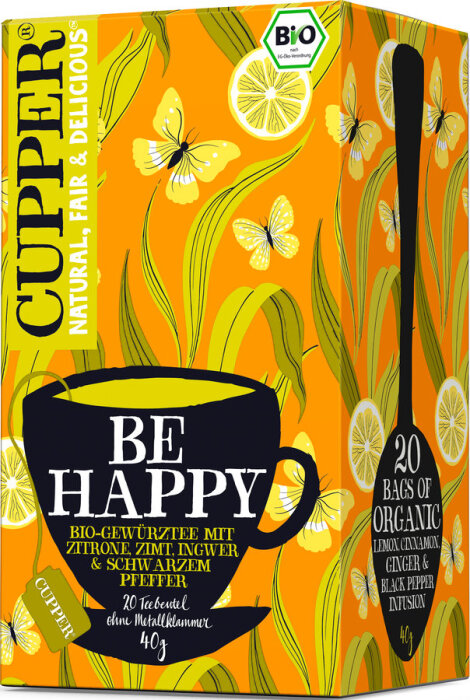 Cupper Be Happy Gewürtztee 40g Bio