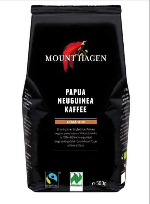 Mount Hagen Röstkaffee gemahlen 500g