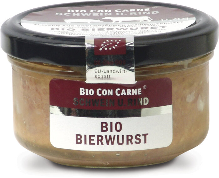 Bio Con Carne Bierwurst im Glas 150g
