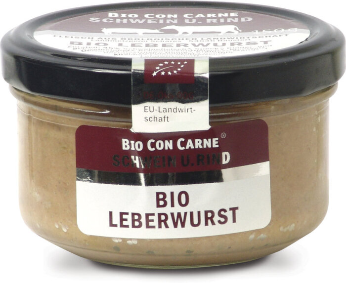 Bio Con Carne Hausmacher Leberwurst im Glas 150g