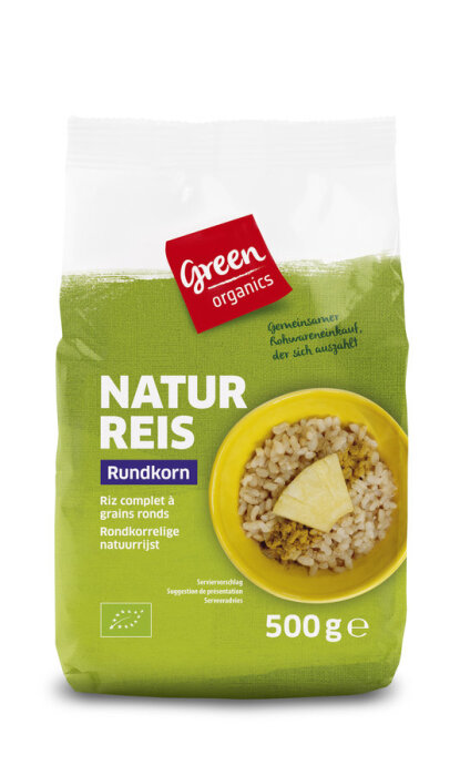 greenorganics Naturreis Rundkorn 500g